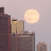 Moonrise in Boston
