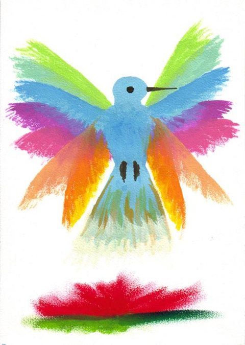 Colibrí iris